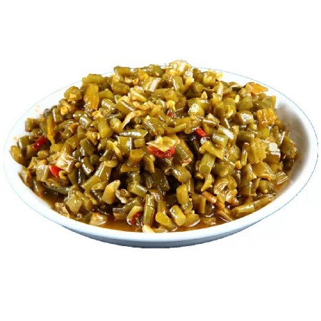 红油辣酸豆角