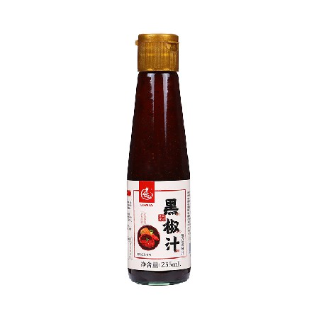 LOVE JIA 黑椒汁黑胡椒酱235g 挤压瓶装黑椒酱牛排酱酱意大利面酱