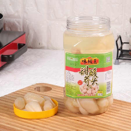 甜酸荞头开平特产酸甜教头农家腌制藠头餐前小吃凉拌茭头开胃泡菜